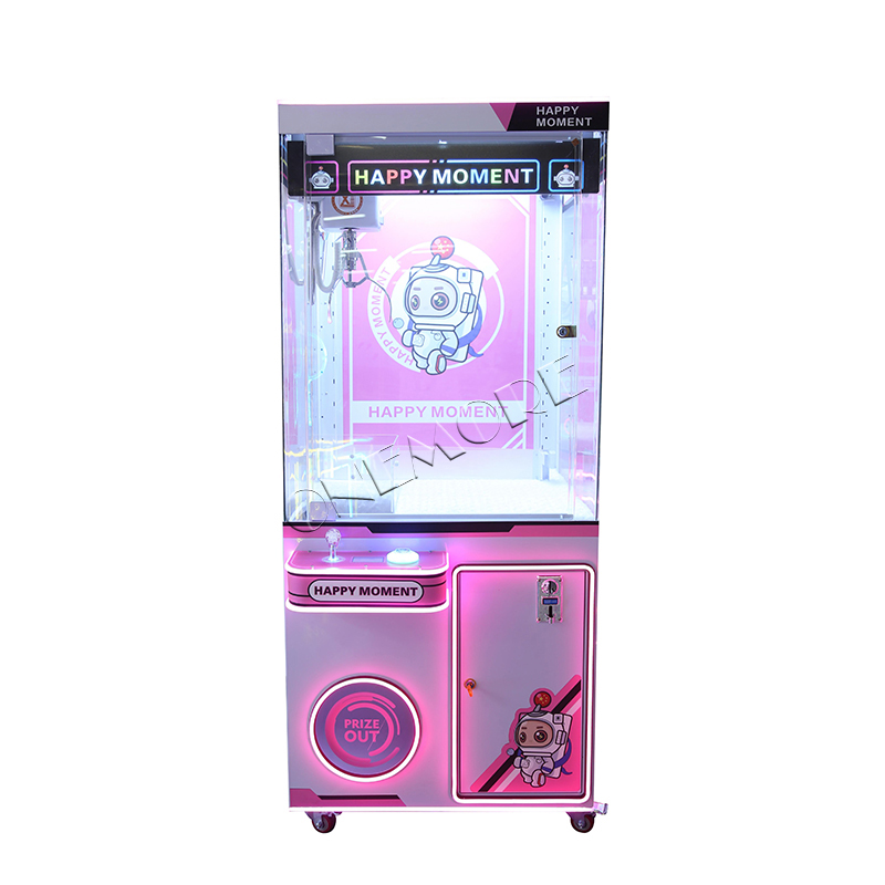 Arcade Vending Machines For Sale - ハッピーモーメント メタルクレーンマシン - コイン式景品販売アーケード（英語インターフェース）販売中（ぬいぐるみ景品キャッチャー）