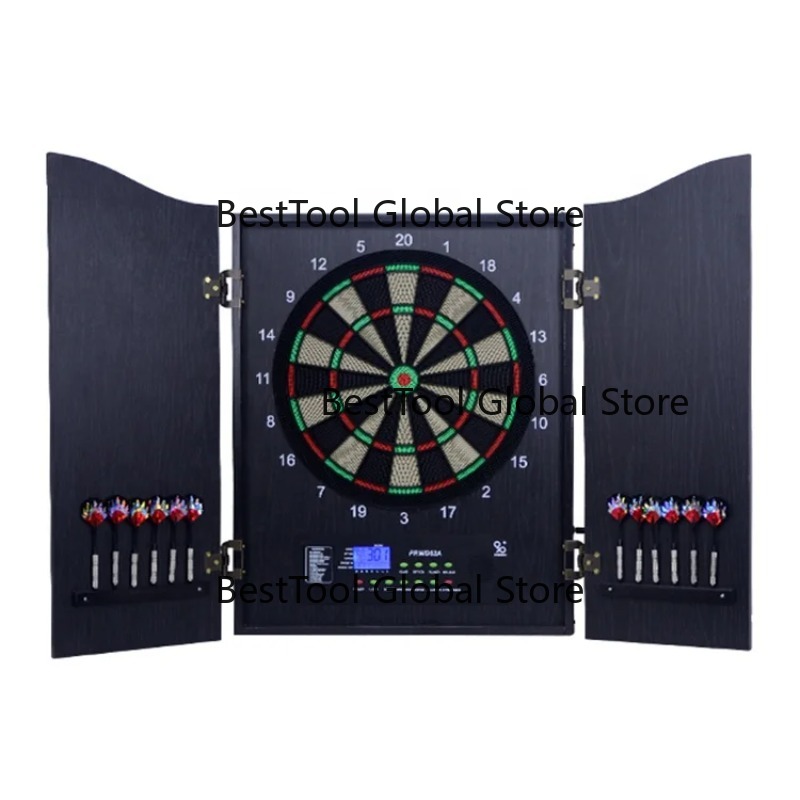 プロ仕様LCDディスプレイ搭載デラックスキャビネット電子ダー - Electronic Dartboard Cabinet のレビューと価格