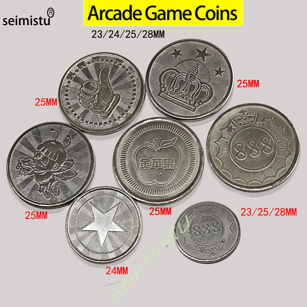 100個 ステンレス製 23/24/25mm トークン クラ - Arcade Vending Machines のレビューと価格